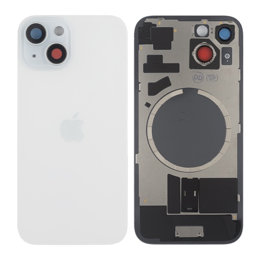 [10006089] Задня кришка Apple iPhone 15, зі склом камери, з магнітом, Original PRC, Blue