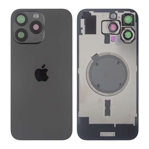 [10006103] Back cover Apple iPhone 16 Pro Max, with camera glass, with magnet, Original PRC, Black Titanium