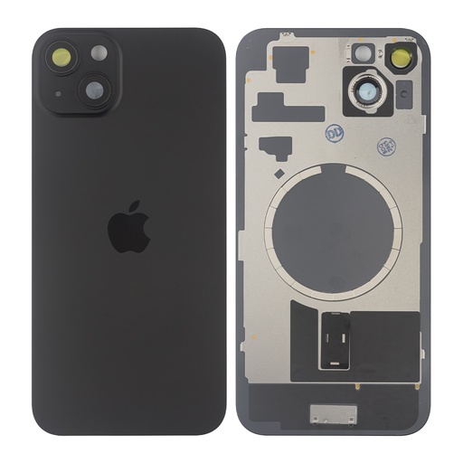 [10006090] Задняя крышка Apple iPhone 15 Plus, со стеклом камеры, с магнитом, Original PRC, Black