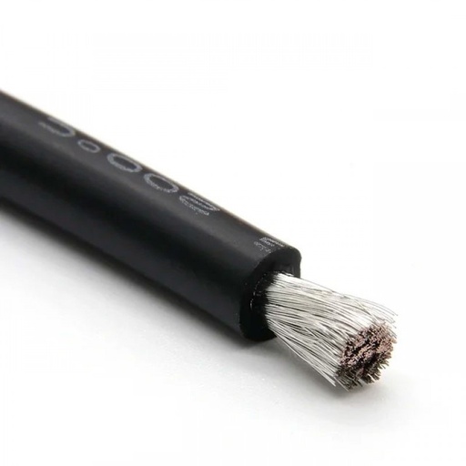[10006067] Провід силіконовий 22AWG, багатожильний (60×0,08 мм), чорний, 1 метр