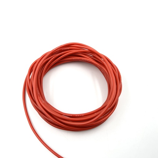 [10003524] Провод силиконовый 18AWG, красный 1м (150х0,08 мм)
